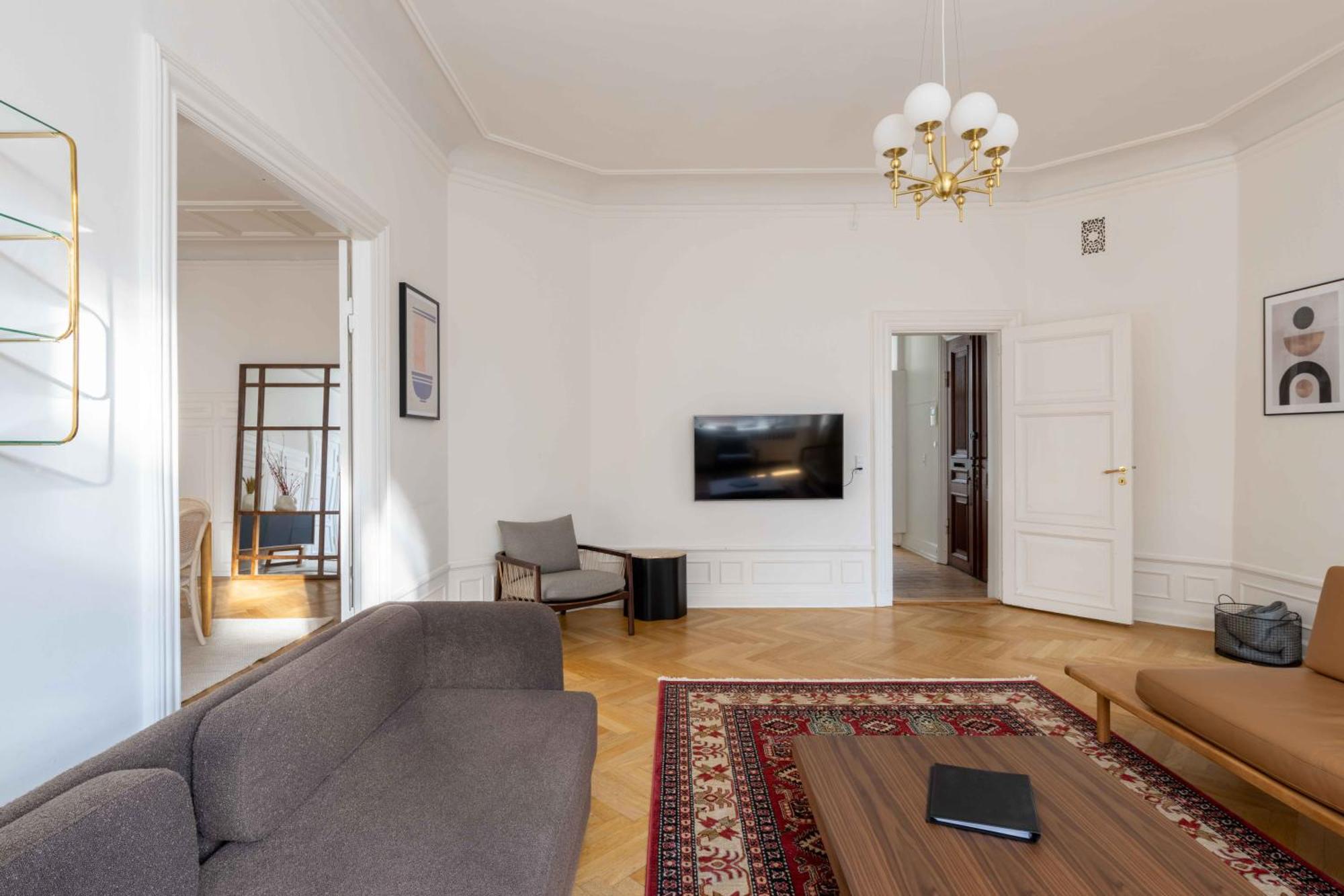 Lovely 3Br Manor Apartment 5 Min From Tivoli Gardens Kopenhagen Buitenkant foto