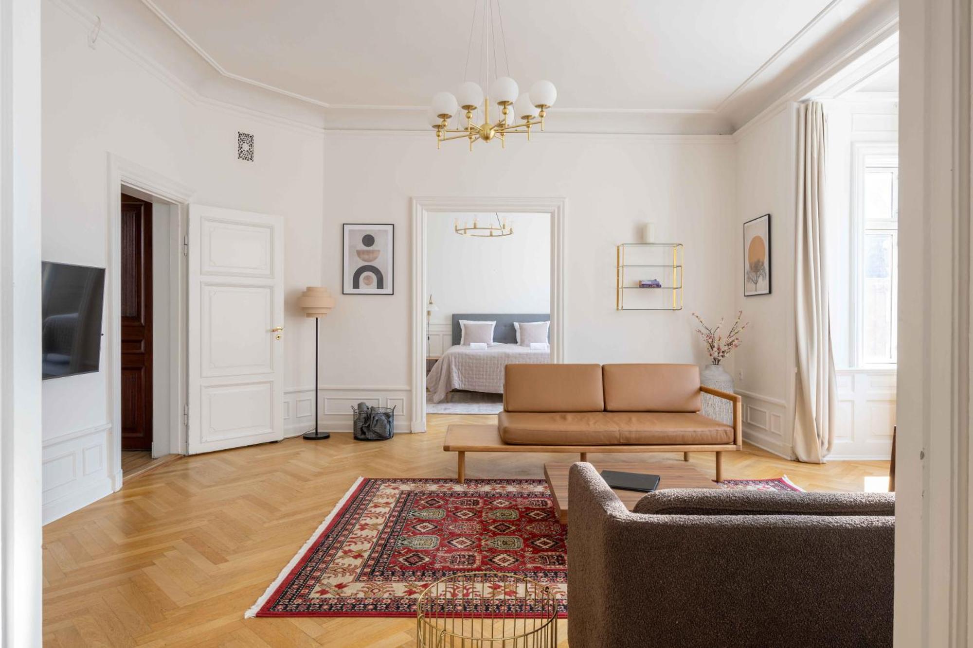 Lovely 3Br Manor Apartment 5 Min From Tivoli Gardens Kopenhagen Buitenkant foto